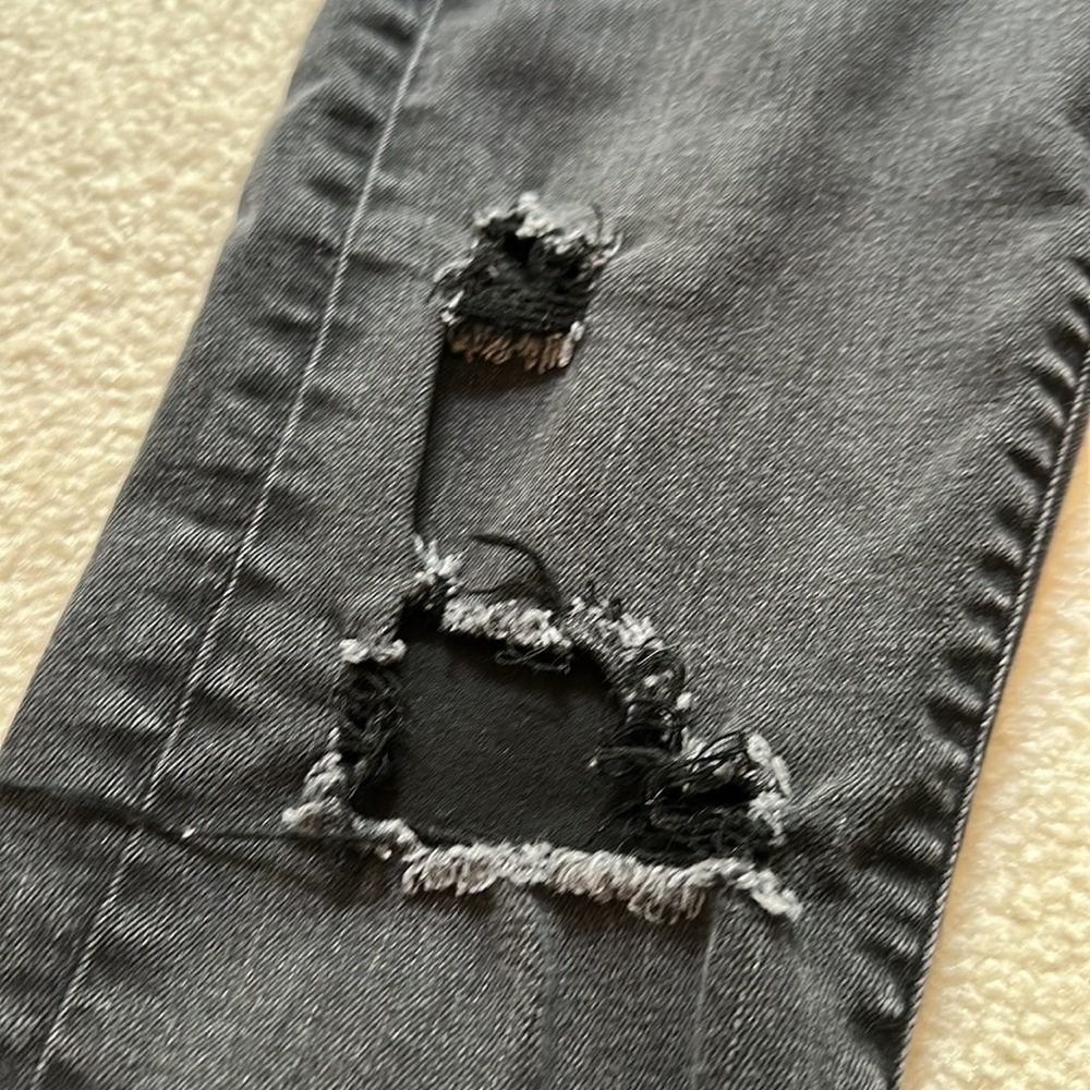 Black Ripped Jeans - Picture 2 of 4